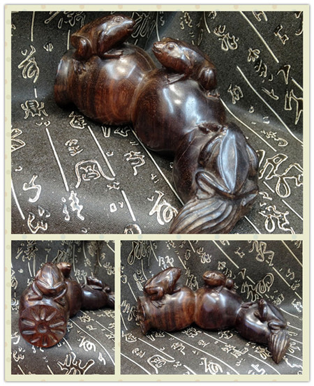 qt3325小叶紫檀精雕“青蛙莲藕”摆件 2000.jpg